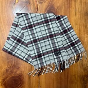Kiltane Cashmere Scarf Plaid Fringe Long Scotland Unisex T3-19